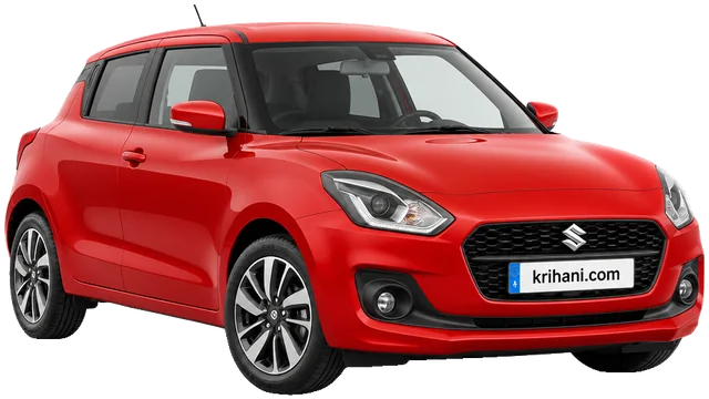 Citadine rouge disponible